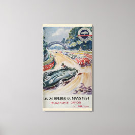 Impressão Em Tela Le Mans, 1954, vintage poster, retro poster