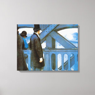Impressão Em Tela Le Pont de l'Europe de Gustave Caillebotte