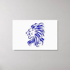 Impressão Em Tela Leão Rei da selva, presentes de amantes de leões,