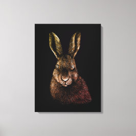 Impressão Em Tela Lebre, coelho, desenho