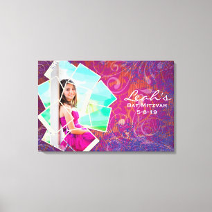 Impressão Em Tela LEGAL FOTO COLAGE Bat Mitzvah - Sinal de Conselho