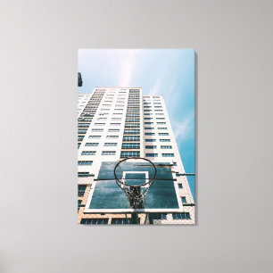 Impressão Em Tela Legal Hoop de Basquete