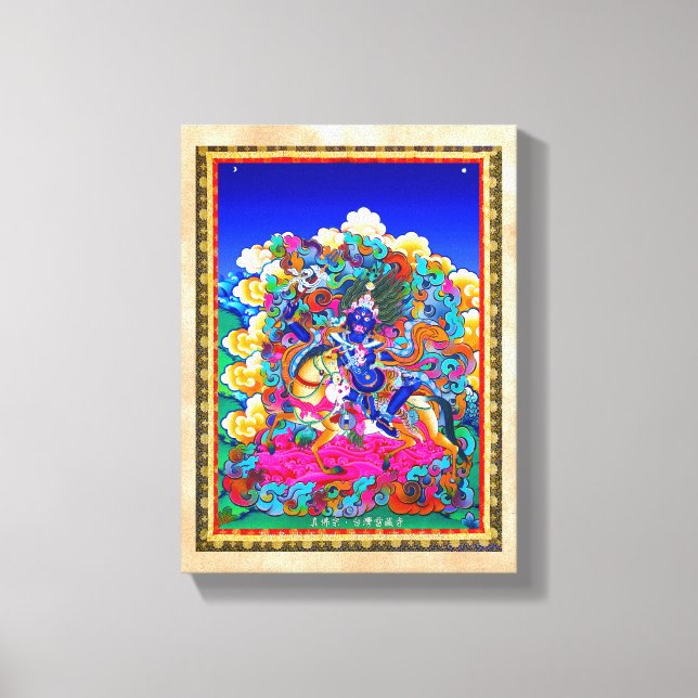 Impressão Em Tela Legal oriental tibetano thangka tatuagem Palden Lh (Frente)