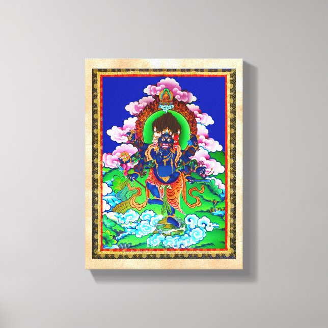 Impressão Em Tela Legal tatuagem oriental tibetana thangka Ucchusma (Frente)