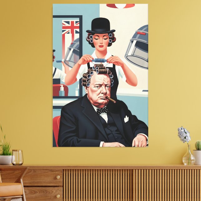 Impressão Em Tela Legal Winston Churchill (Insitu(Sala de estar))