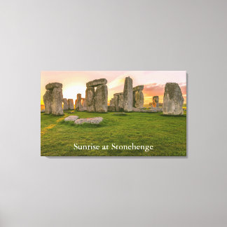 Impressão Em Tela Legendário personalizado Stonehenge em Sunrise