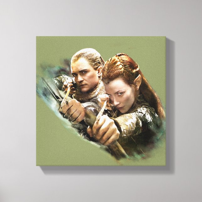Impressão Em Tela LEGOLAS GREENLEAF™ e TAURIEL™ Graphic (Frente)