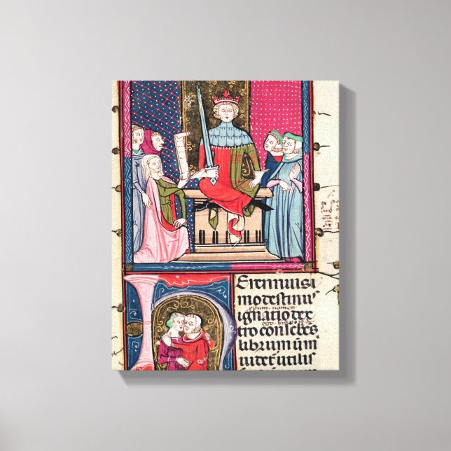 Impressão Em Tela Lei Conjugal, uma esposa adulterada aparecendo (Frente)