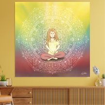 Leinwandruck Mandala Art