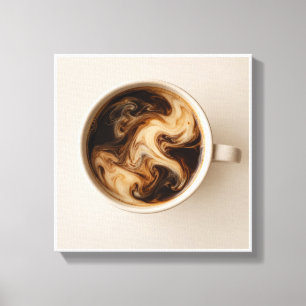 Impressão Em Tela Leite com Café