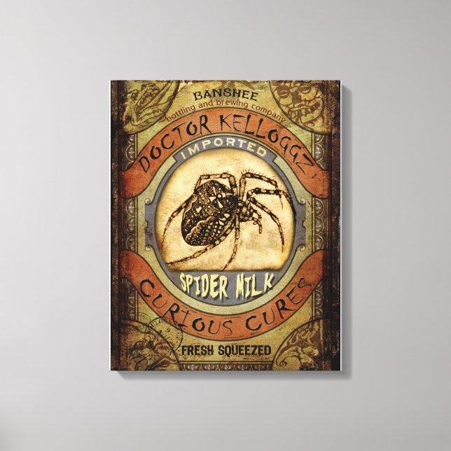Impressão Em Tela Leite De Aranha (Frente)