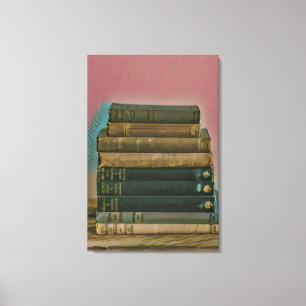 Impressão Em Tela Leitura de presente de trabalho de arte