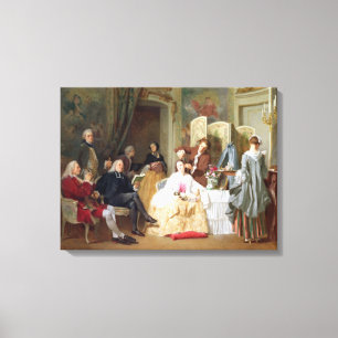 Impressão Em Tela Leitura "Manon Lescaut" de Prevost do Abbe, 1856