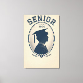 Impressão Em Tela Lembrança Personalizada de Formatura para Veterano