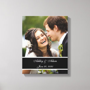 Impressão Em Tela Lembrança personalizada do casamento foto feita