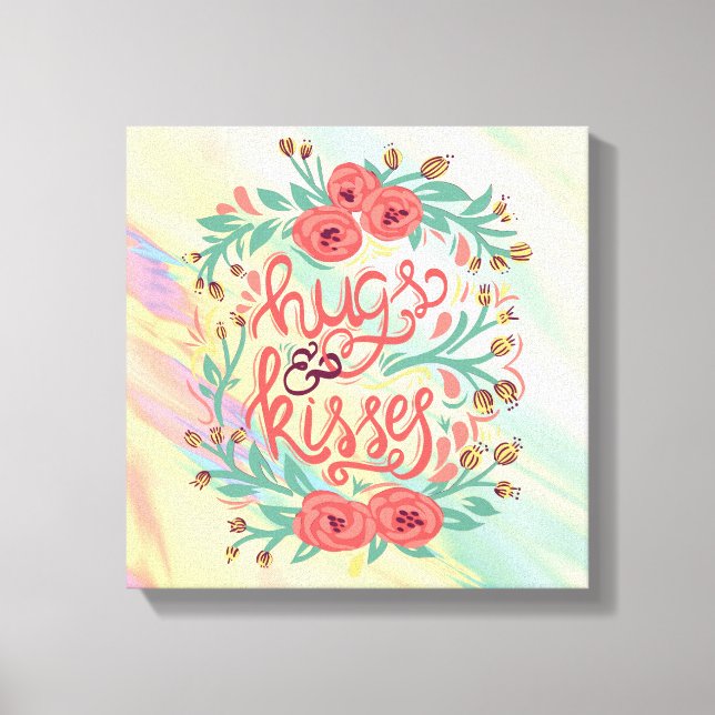 Impressão Em Tela lembrete de citação vermelha (Frente)