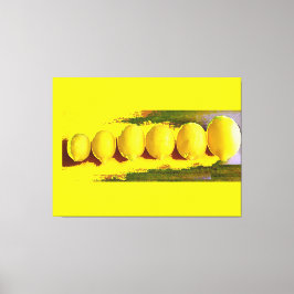 Impressão Em Tela Lemon Parade Abstraction