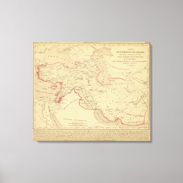 Impressão Em Tela L'Empire des Perses (Frente)