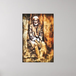 Impressão Em Tela Lendas Canon Shirdi Sai Baba -