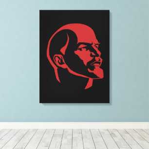 Impressão Em Tela Lenin, URSS, CCCP, União Soviética, Comunismo
