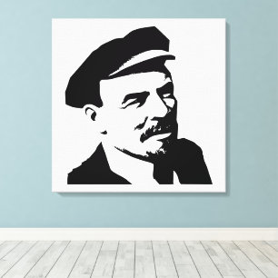 Impressão Em Tela Lenin, URSS, CCCP, União Soviética, Comunismo