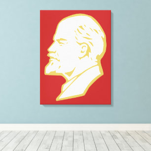 Impressão Em Tela Lenin, URSS, CCCP, União Soviética, Comunismo