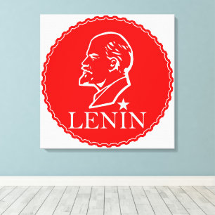 Impressão Em Tela Lenin, URSS, CCCP, União Soviética, Comunismo