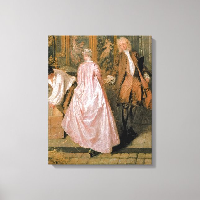 Impressão Em Tela L'Enseigne de Gersaint, 1720 (Frente)