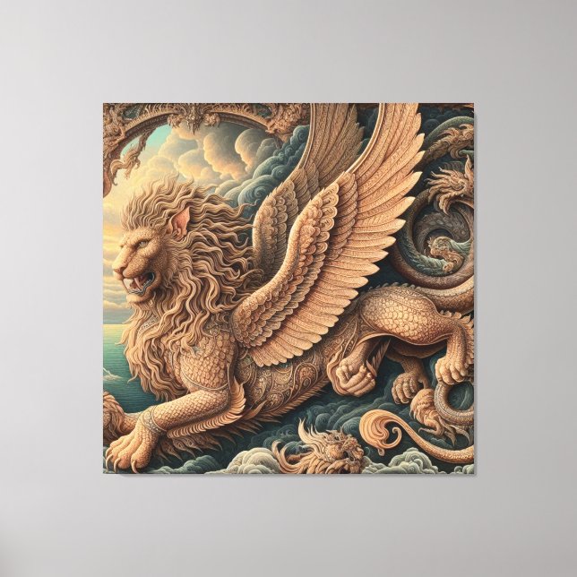 Impressão Em Tela Leon (Frente)