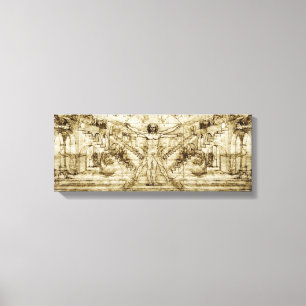 Impressão Em Tela Leonardo Da Vinci