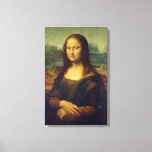 Impressão Em Tela Leonardo da Vinci icónico Mona Lisa