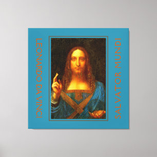 Impressão Em Tela LEONARDO DA VINCI SALVATOR MUNDI Belas Artes