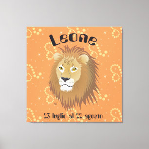 Impressão Em Tela Leone 23 al 22 Stampa luglio agosto su tela