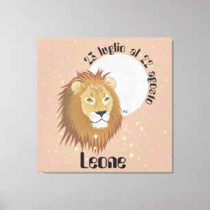 Impressão Em Tela Leone 23 al 22 Stampa luglio agosto su tela