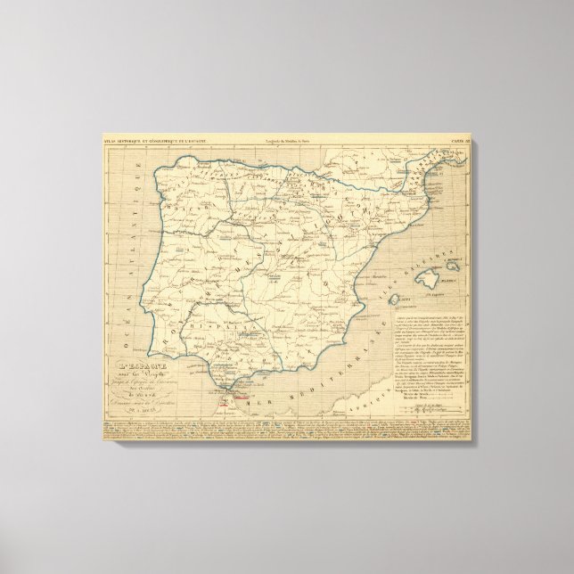 Impressão Em Tela L'Espagne 585 a 756 (Frente)