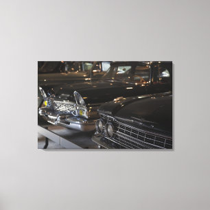 Impressão Em Tela Letônia, Riga, Museu de Motores de Riga, carros do