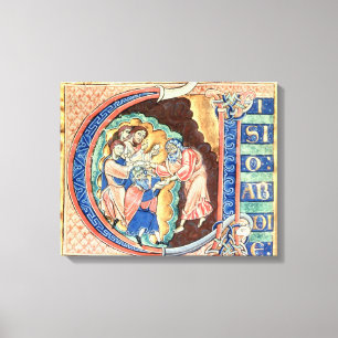 Impressão Em Tela Letra inicial 'V' Visio Abdie