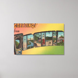 Impressão Em Tela Letra ScenesVirginia 4 de VirginiaLarge