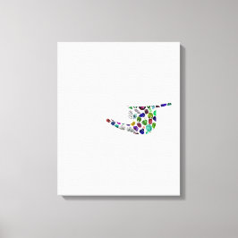 Impressão Em Tela Letra 'YOD'