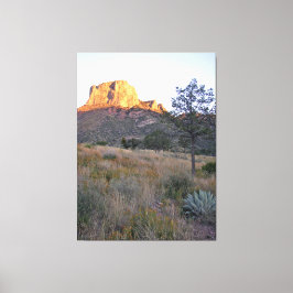 Impressão Em Tela Levantamento do sol em Casa Grande, BBNP, Texas