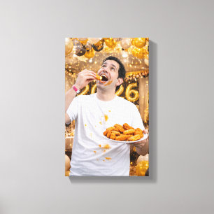 Impressão Em Tela Lexar na véspera de Ano Novo