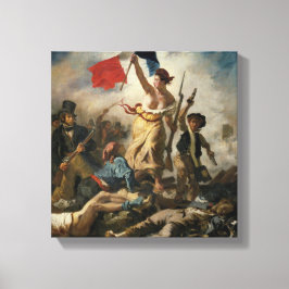 Impressão Em Tela Liberty Leading the People Eugène Delacroix