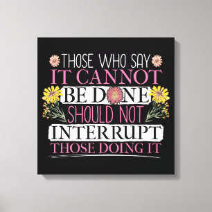 Impressão Em Tela Líder Feminina Empoderada