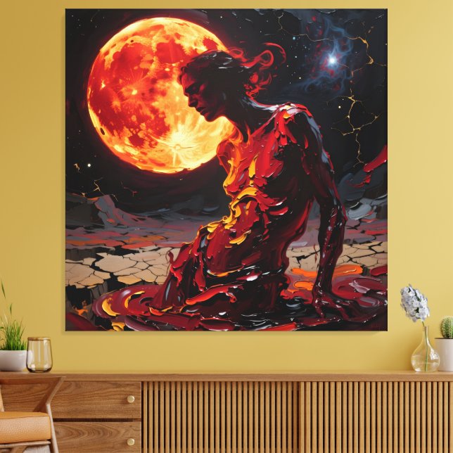 Impressão Em Tela Lienzo decorativo  (Insitu(Sala de estar))