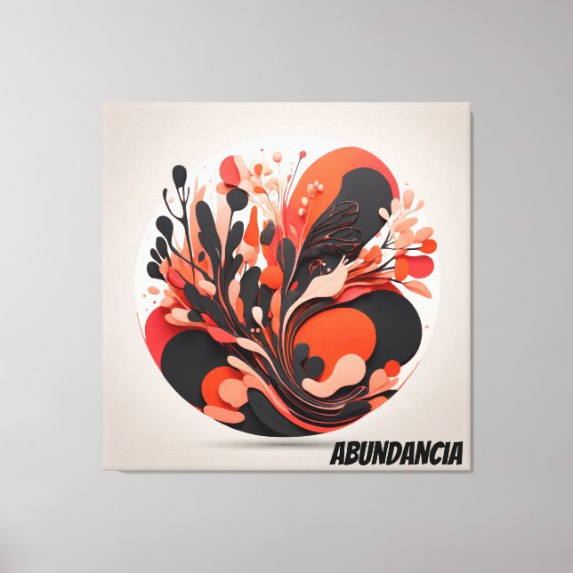 Impressão Em Tela Lienzo Tropical Abundancia y Naturaleza (Frente)