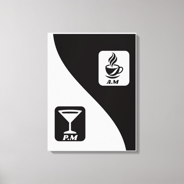 Impressão Em Tela life in two moods (Frente)