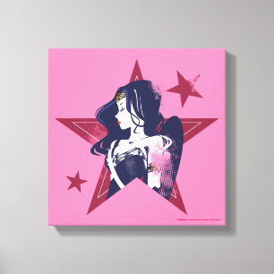 Impressão Em Tela Liga da Justiça  Pop de Mulheres Maravilhosas e E