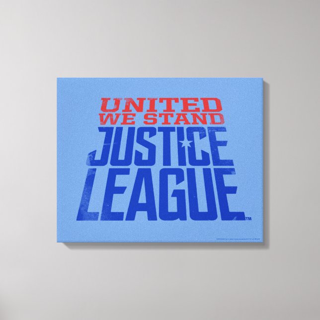 Impressão Em Tela Liga da Justiça | United We Stand Graphic (Frente)