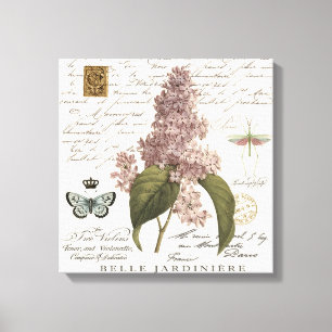 Impressão Em Tela Lilacs modernos do francês do vintage