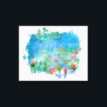 Impressão Em Tela ** Lily Pads Pond Painting AR23 Monet Art<br><div class="desc">IMPRESSÃO ART CANVAS STRETCHED - Monet Clássico e pintura de lago d'água. Os lírios Lily Monet/Lotus são magenta, magenta rosa. Elegante feminina romântica Ephemera Floral Pintura Artística Única Criativa Moderna e Romântica design. (PESQUISAR 23 para designs semelhantes) O é um Chique, Feminine Girly Design. Esta design é Romântica Vintage Rustic...</div>